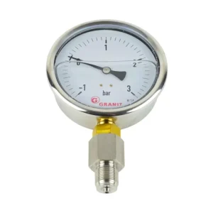 00380256 Manovakuometr pr.100 -1/+3 bar, kovový s glycerínem závit G 1/2" Autentický