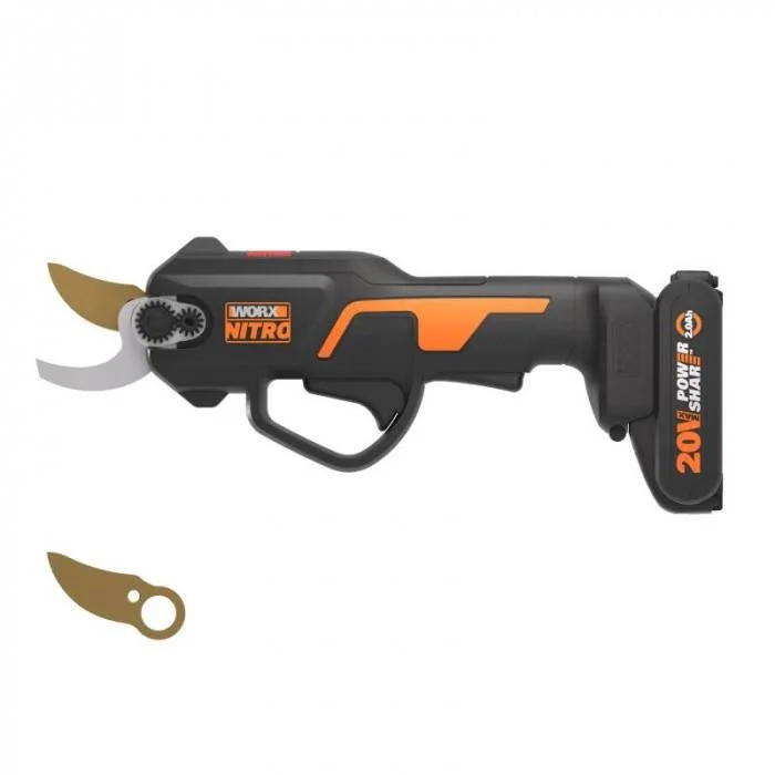 WORX WG330E Aku nůžky na větve 20V, 1x2Ah - Powershare Akční Cena