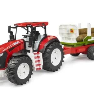 Akce Bruder 3453 ROADMAX Traktor s přívěsem na dřevo a 3 klády
