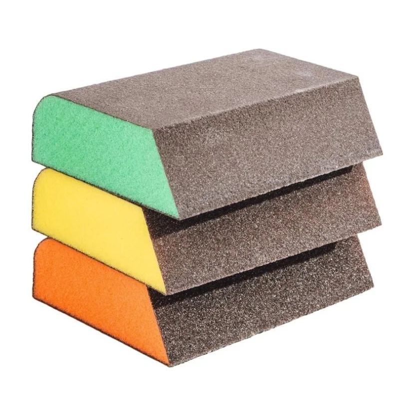 XTLINE Brusná houba tuhá zkosená 100x70x25 mm, zr. 120 Ověřený