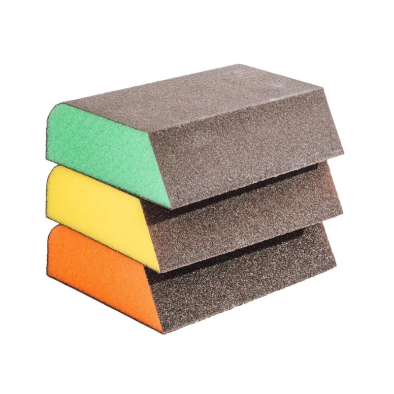 XTLINE Brusná houba tuhá zkosená 100x70x25 mm, zr. 240 Výhodná Nabídka