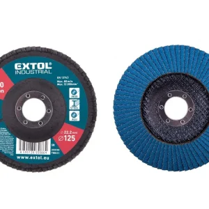 Zlevněný EXTOL INDUSTRIAL 8803426 kotouč lamelový šikmý zirkonový, P60, O 125mm